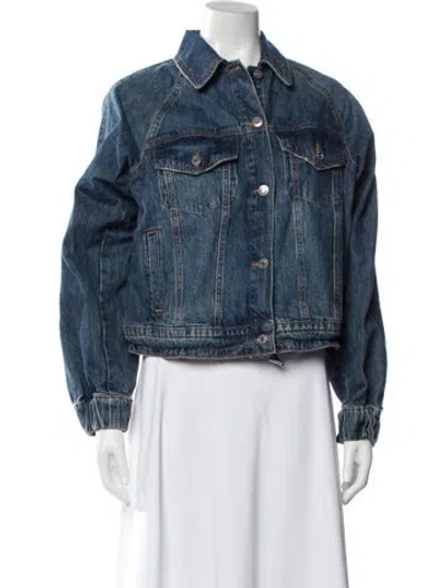 Pre-owned Simkhai Denim Jacket In Blue