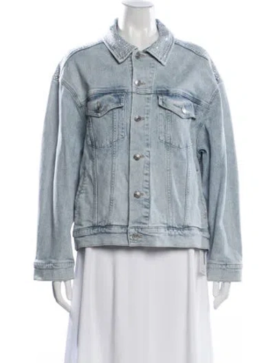 Pre-owned Simkhai Denim Jacket In Blue