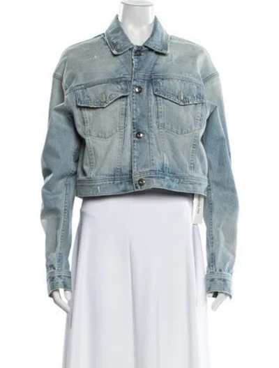 Pre-owned Simkhai Denim Jacket In Blue