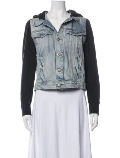 Pre-owned Simkhai Denim Jacket In Blue