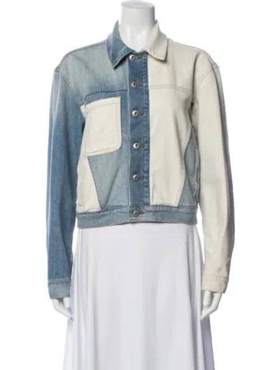 Pre-owned Simkhai Denim Jacket In Blue