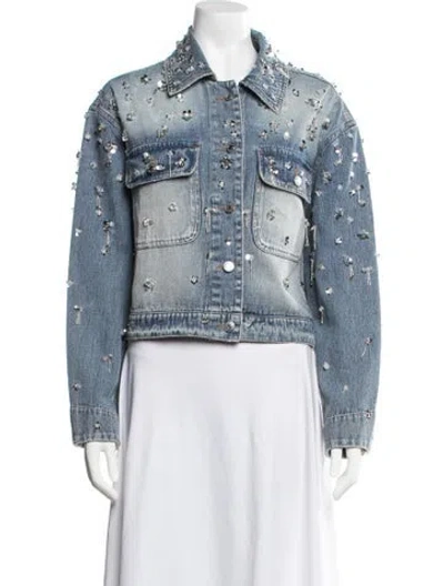Pre-owned Simkhai Denim Jacket In Blue