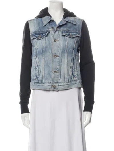 Pre-owned Simkhai Denim Jacket In Blue