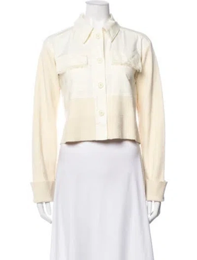 Pre-owned Simkhai Denim Jacket In Neutral