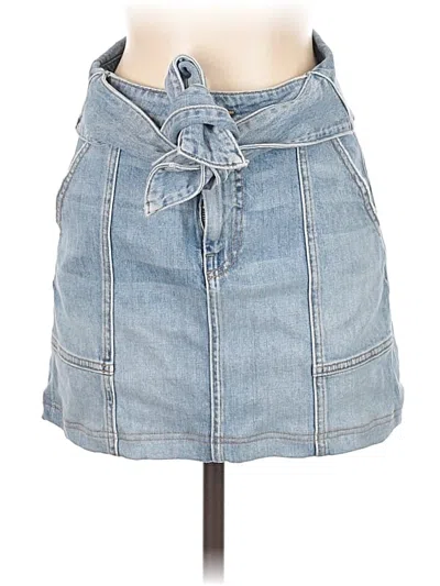 Pre-owned Simkhai Denim Skirt In Blue