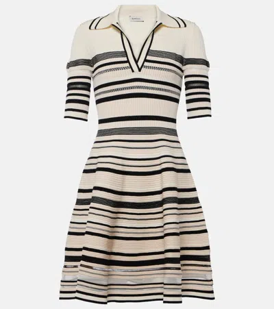 Simkhai Dessie Striped Knitted Minidress In Multicoloured