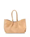 Simkhai Devon Large Suede Tote Bag In Brown