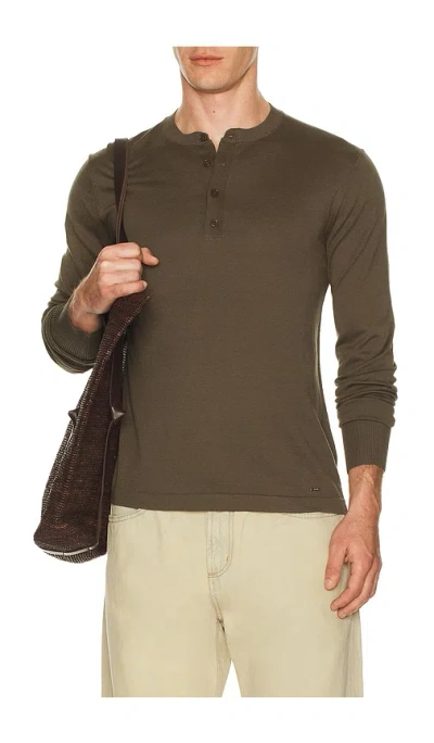 Simkhai Dolton Henley In Green