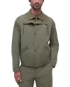 Simkhai Donovan Double Placket Jacket In Spring Olive