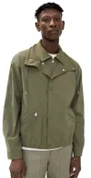 Simkhai Donovan Double Placket Jacket Spring Olive In Spring Olive