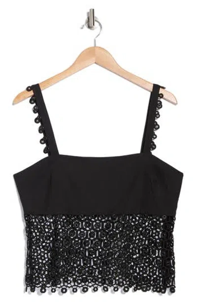 Simkhai Dorian Sleeveless Top In Black