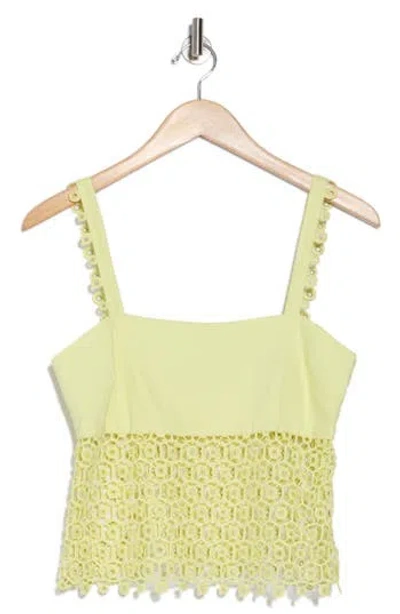 Simkhai Dorian Crochet Tank Top In Luminary