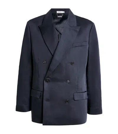 Simkhai Double-breasted Blazer In Black
