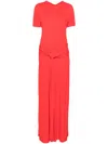 Simkhai Draped Maxi Dress In Red