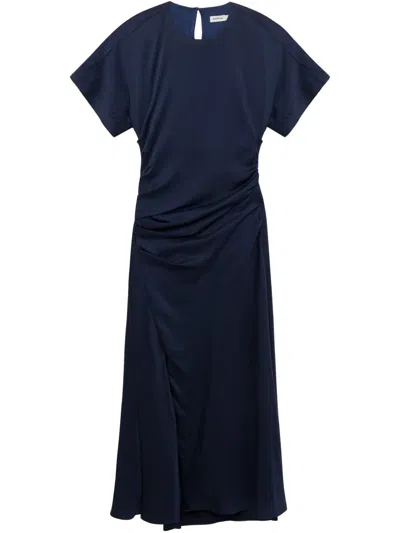 SIMKHAI DRAPED MIDI DRESS