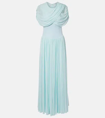 Simkhai Draped Pleated Gown In Multi