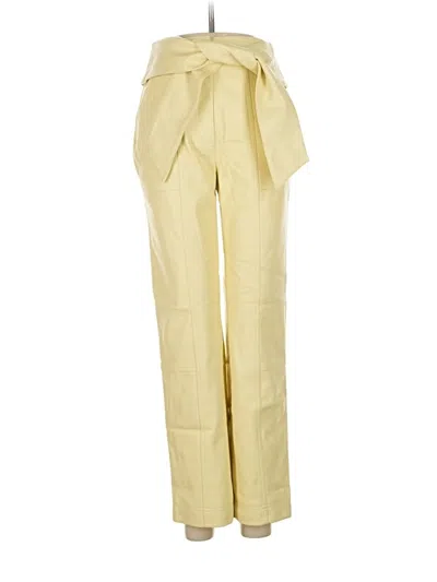 Pre-owned Simkhai Dress Pants In Yellow