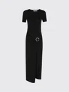 Simkhai Women's Short Sleeve Soren Knit Midi Dress In Black In Black