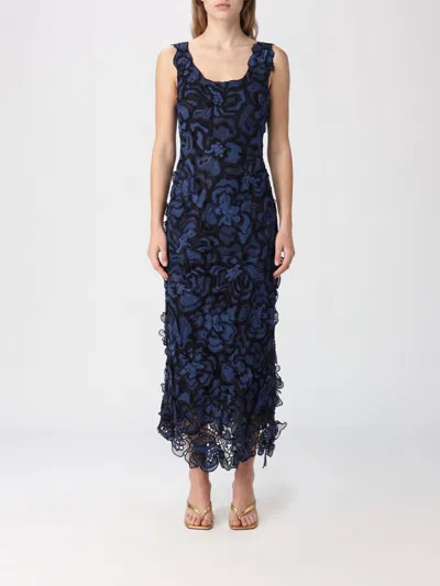 Simkhai Dress Woman Color Multicolor In Blue