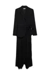 Simkhai Ambretta Crepe Combo Blazer Dress In Black