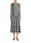 Simkhai Drue Openwork Midi Skirt In Multi