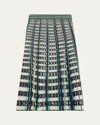 Simkhai Drue Openwork Midi Skirt In Multi