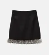 Simkhai Dua Embellished Miniskirt In Black