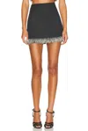 Simkhai Embellished Dua Mini Skirt In Black