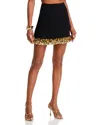 Simkhai Dua Sequin-embellished Crepe Mini Skirt In Black