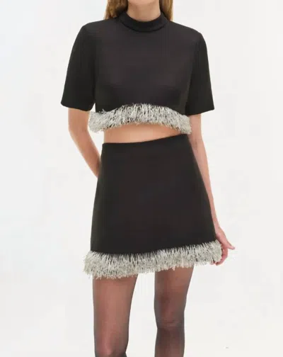 Simkhai Dua Mini Skirt In Black