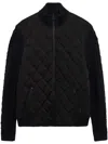 Simkhai Dunn Quilted Bomber Jacket In Schwarz
