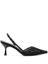 Simkhai Dylan 70mm Slingback Pumps In Black