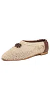 Simkhai Eden Raffia Ballet Flats Natural In Natural