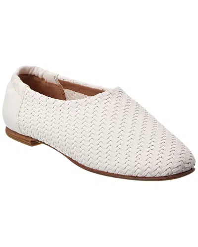 Simkhai Eden Woven Leather Ballet Flat In Animal Print