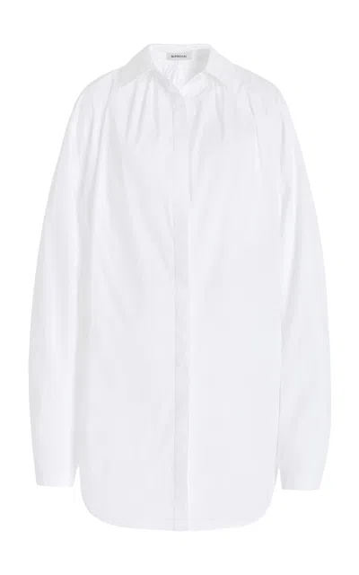 Simkhai Edie Cotton Poplin Shirt In White