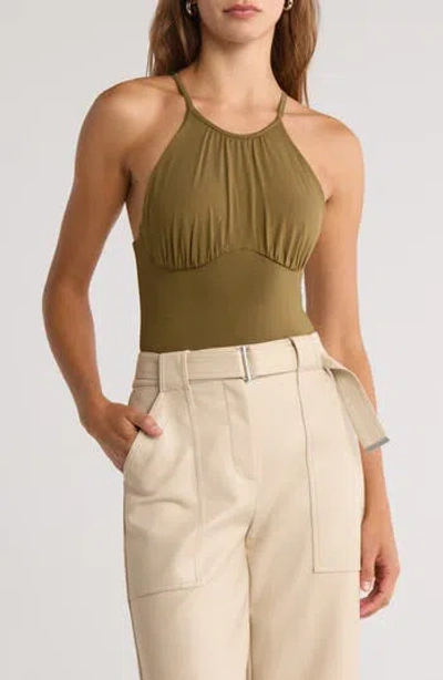 SIMKHAI SIMKHAI ELARA STRETCH JERSEY BODYSUIT