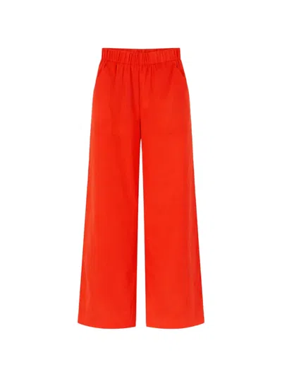 Simkhai Elasticated Palazzo Pants In Orange