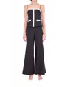 Simkhai Eleanor Button Down Cami Top In Black Multi