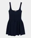 Simkhai Elektra Sleeveless Mini Dress In Midnight