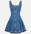 Simkhai Eleodra Denim Mini Dress In Zanpa