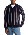 Simkhai Cotton-cashmere Stripe Cardigan In Multi