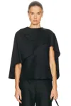 Simkhai Eliora Cape Top In Black