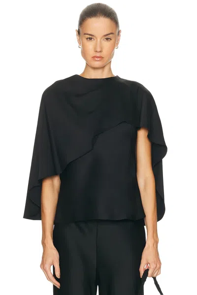 Simkhai Eliora Cape Top In Black