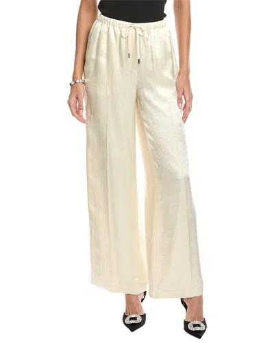 Simkhai Elliat Straight Leg Silk Pant In Neutral