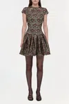Simkhai Womens Ruby Multi Elowen Cap-sleeves Stretch-woven Mini Dress In Multi