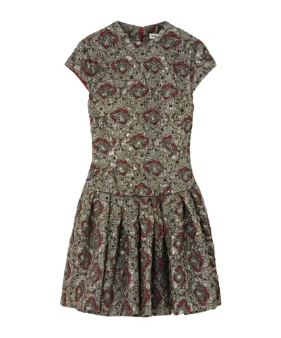 Simkhai Womens Ruby Multi Elowen Cap-sleeves Stretch-woven Mini Dress