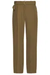 Simkhai Elvis Pleated Pull On Trousers In Olive