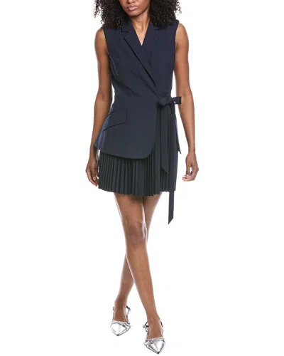 Simkhai Eman Mini Dress In Blue