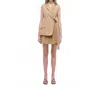 Simkhai Eman Mini Dress In Camel In Brown