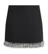 Simkhai Embellished Dua Mini Skirt In Black